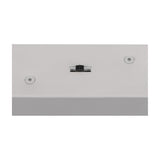 Keaton 140cm LED Glass Pendant – Warm Grey