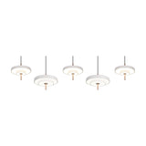 Keaton 140cm LED Glass Pendant – Warm Grey
