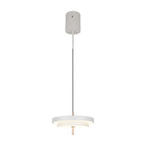 Keaton 40cm LED Glass Chandelier – Warm Grey