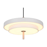 Keaton 40cm LED Glass Chandelier – Warm Grey