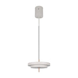 Keaton 40cm LED Glass Chandelier – Warm Grey