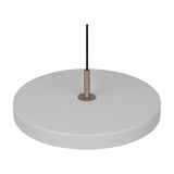 Keaton 40cm LED Glass Chandelier – Warm Grey