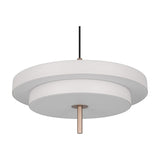 Keaton 40cm LED Glass Chandelier – Warm Grey