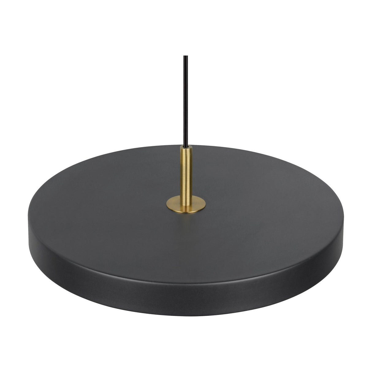 Keaton 40cm LED Glass Chandelier – Black & Gold