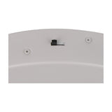 Keaton 3 Light LED Glass Chandelier – Warm Grey