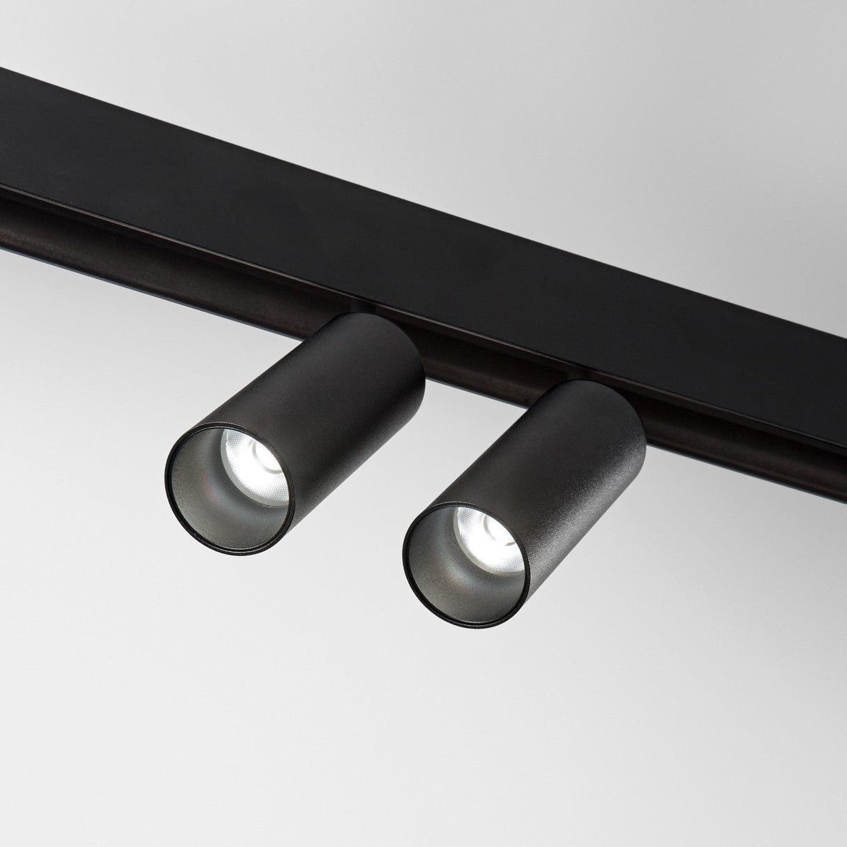 Ego Double Track Spotlight 16W DALI - Black in situ