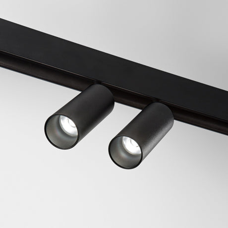Ego Double Track Spotlight 16W DALI - Black in situ