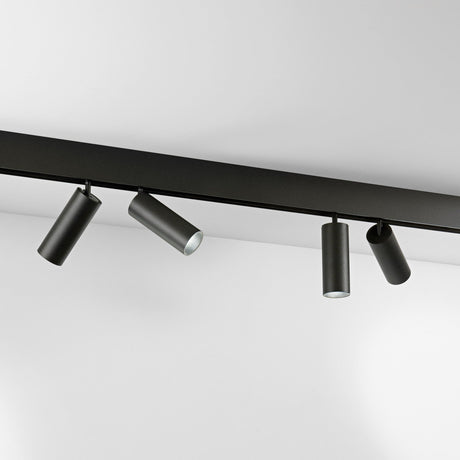 Ego Double Track Spotlight 16W - Black in situ