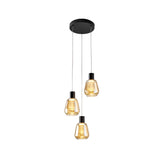 Carisa 3 Light LED Glass Cluster Pendant 15W 3000K - Ambler