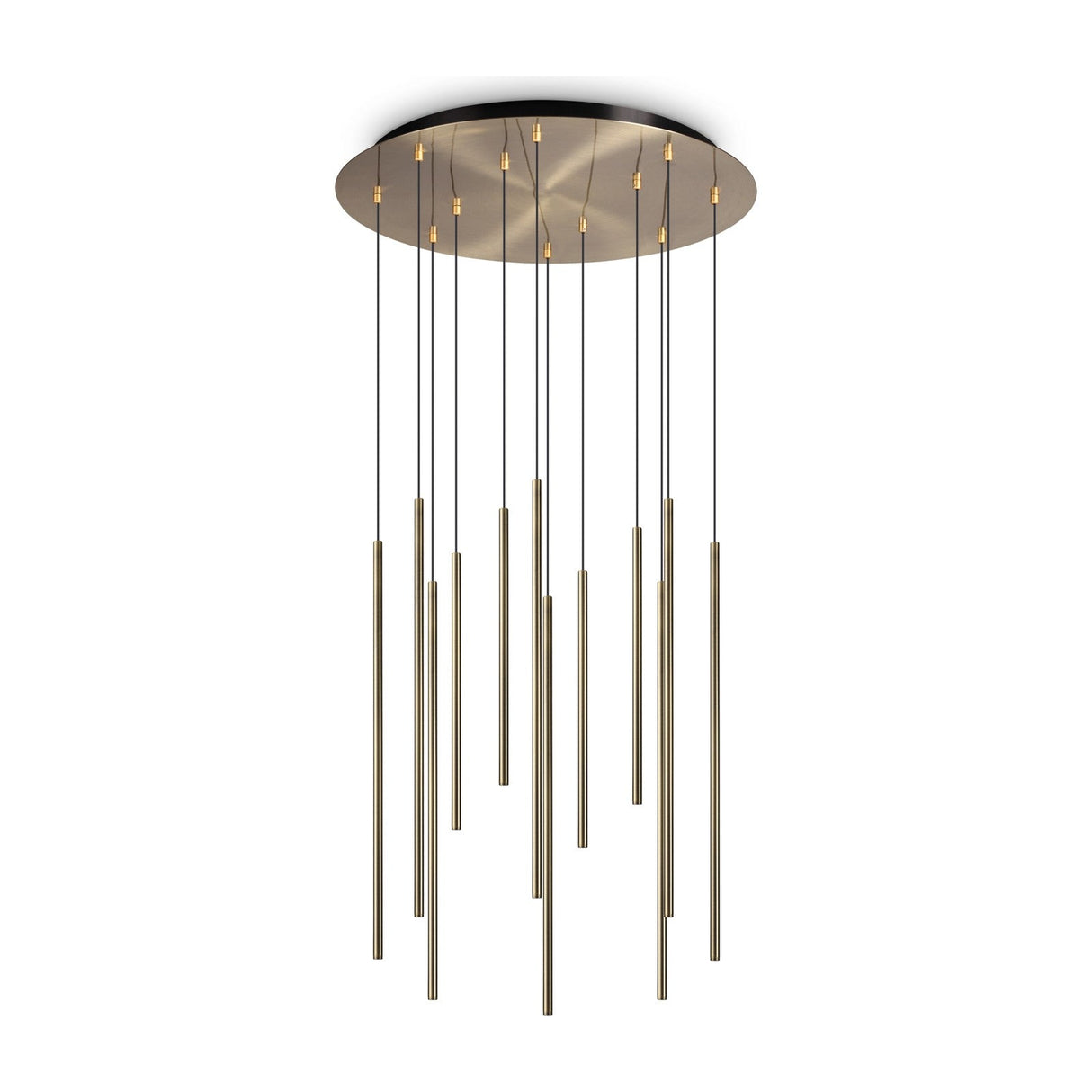 Look Cluster Pendant Light - Brass (12 Light)