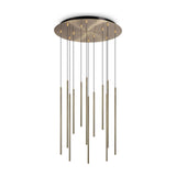 Look Cluster Pendant Light - Brass (12 Light)