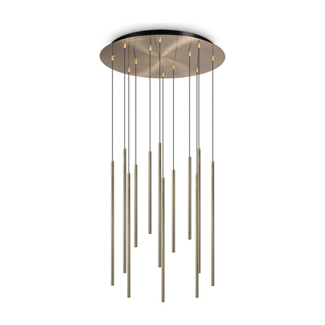 Look Cluster Pendant Light - Brass (12 Light)
