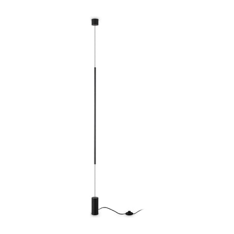 Essence Round Floor to Ceiling Lamp - Black