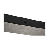 Blaze 2 Light LED Linear Chandelier – Brushed Aluminium