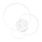 Frame Round Flush Ceiling Light - White