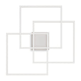 Frame Square Flush Ceiling Light - White
