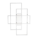 Frame Rectangular Flush Ceiling Light - White