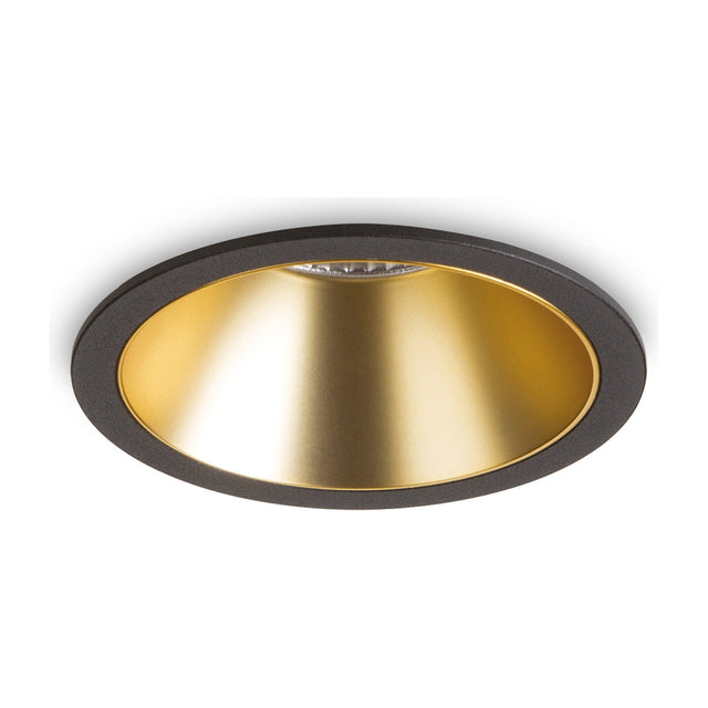 Game Round Downlight 20W - Black & Gold