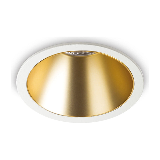 Game Round Downlight 20W - White & Gold