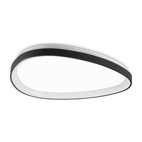 Gemini Flush Ceiling Light 610mm - Black