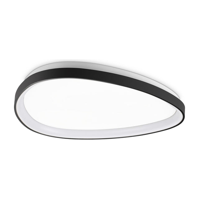 Gemini Flush Ceiling Light 610mm - Black