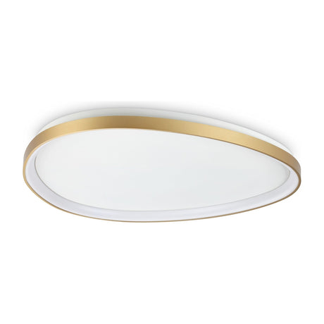 Gemini Flush Ceiling Light 810mm - Brushed Brass