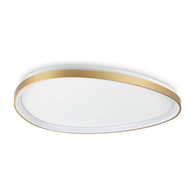 Gemini Flush Ceiling Light 810mm - Brushed Brass