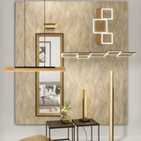 Kerala LED Wooden Pendant – Matt Black