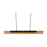 Kerala LED Wooden Pendant – Matt Black