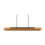 Kerala LED Wooden Pendant – Matt Black