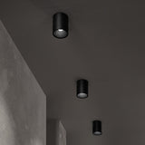 Nitro Ceiling Light 80mm - Black in situ