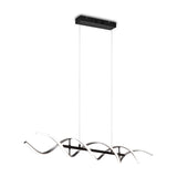 Sequence LED Spiral Chandelier – Brushed Aluminium