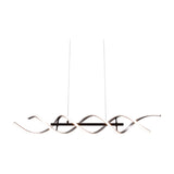 Sequence LED Spiral Chandelier – Brushed Aluminium