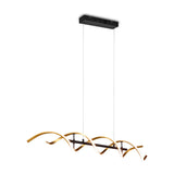 Sequence LED Spiral Chandelier – Gold
