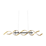 Sequence LED Spiral Chandelier – Gold