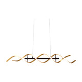 Sequence LED Spiral Chandelier – Gold