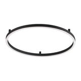 Oracle Slim Flush Ceiling Light 500mm 2700K - Black