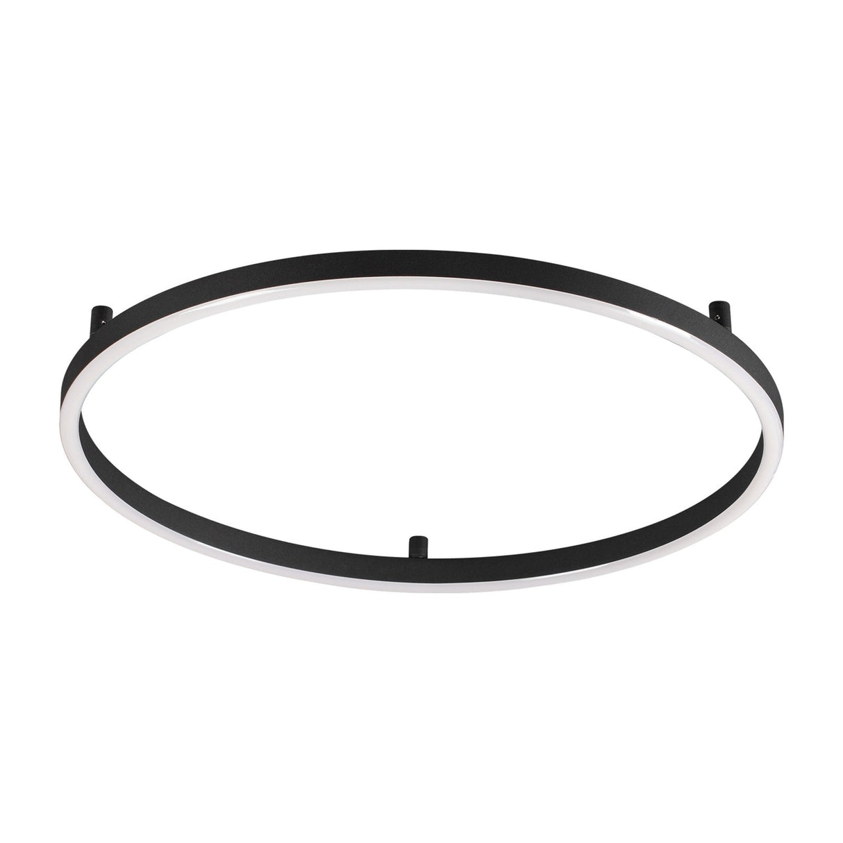 Oracle Slim Flush Ceiling Light 500mm 4000K - Black