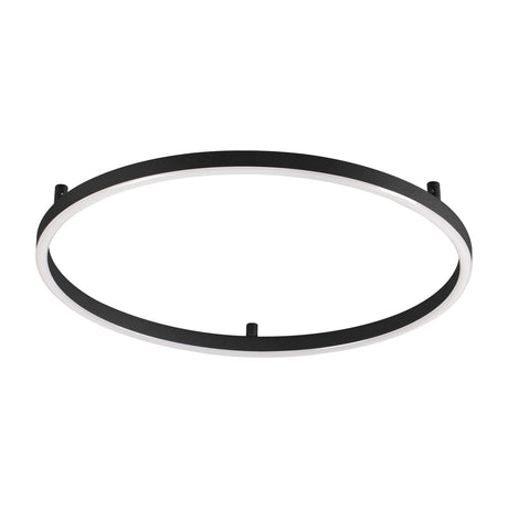 Oracle Slim Flush Ceiling Light 700mm 2700K - Black