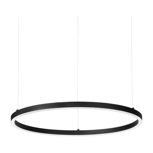 Oracle Slim Round Pendant Light 500mm 4000K DALI - Black