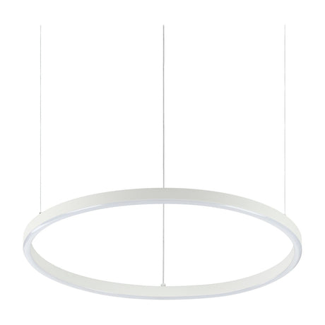 Oracle Slim Round Pendant Light 500mm 4000K DALI - White
