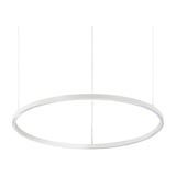 Oracle Slim Round Pendant Light 700mm 4000K DALI - White