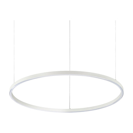 Oracle Slim Round Pendant Light 700mm 4000K DALI - White