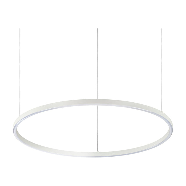 Oracle Slim Round Pendant Light 700mm 4000K DALI - White