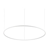 Oracle Slim Round Pendant Light 1500mm 2700K - White
