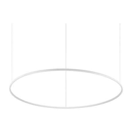 Oracle Slim Round Pendant Light 1500mm 2700K - White
