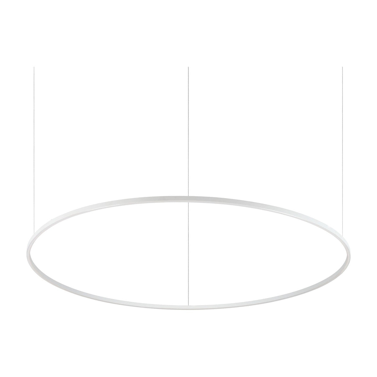 Oracle Slim Round Pendant Light 1500mm 4000K DALI - White