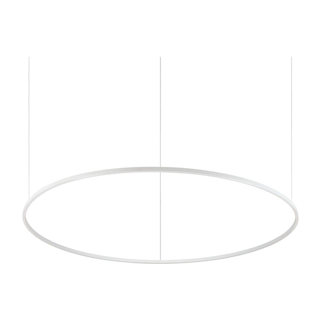 Oracle Slim Round Pendant Light 1500mm 4000K DALI - White