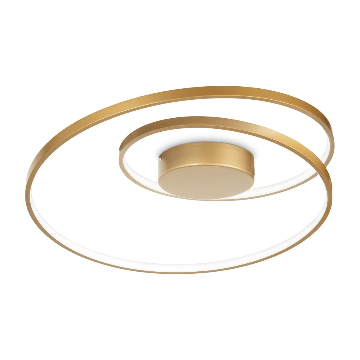 Oz Flush Ceiling Light 600mm 3000K - Brass