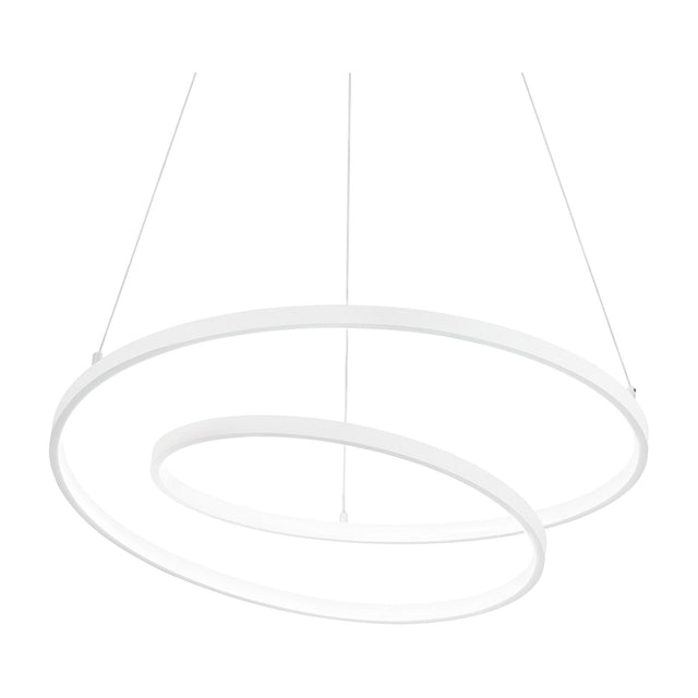 Oz Round Pendant Light 600mm 2700K - White